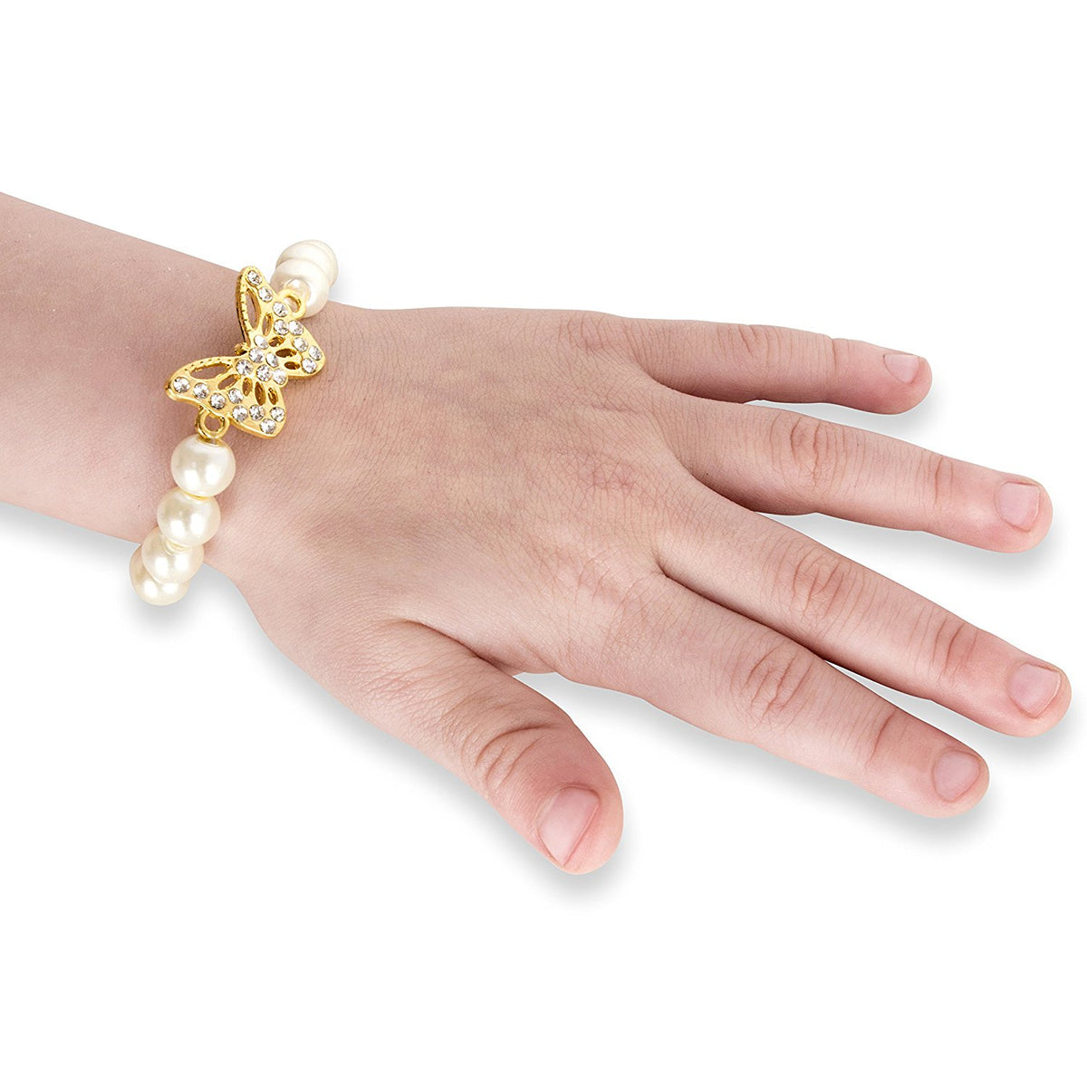 Great Pretenders Perlen-Schmetterling-Armband-Set Für Mädchen – Glitzerndes Schmuck-Accessoire Für Kleine Prinzessinnen