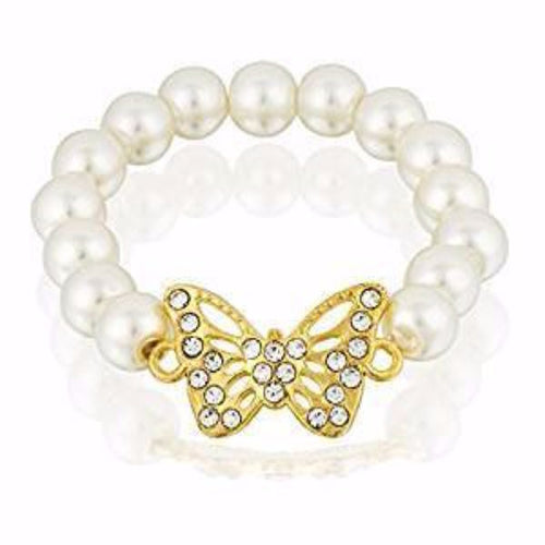 Pearl Butterfly Bracelet